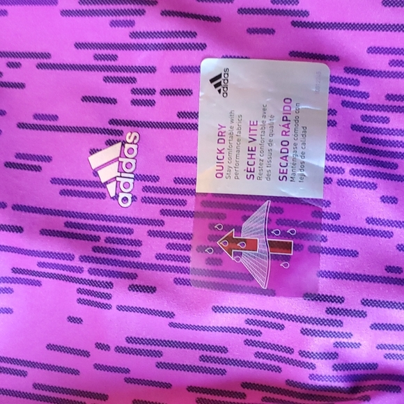 Brand new Purple fushia pink pant of Adidas colors as shown on description - Picture 4 of 4